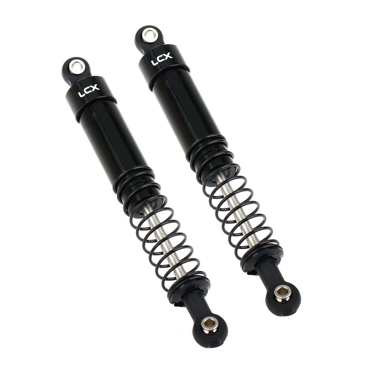 Amazon | LCX Racing 1/10th RC クローラー カー 2個 ブラック 100mm